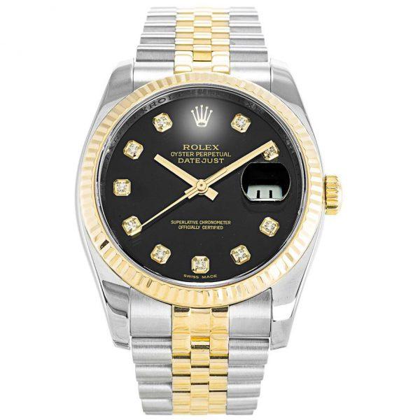 Replica Rolex Datejust Two Tone Black 1 '-Watches 1