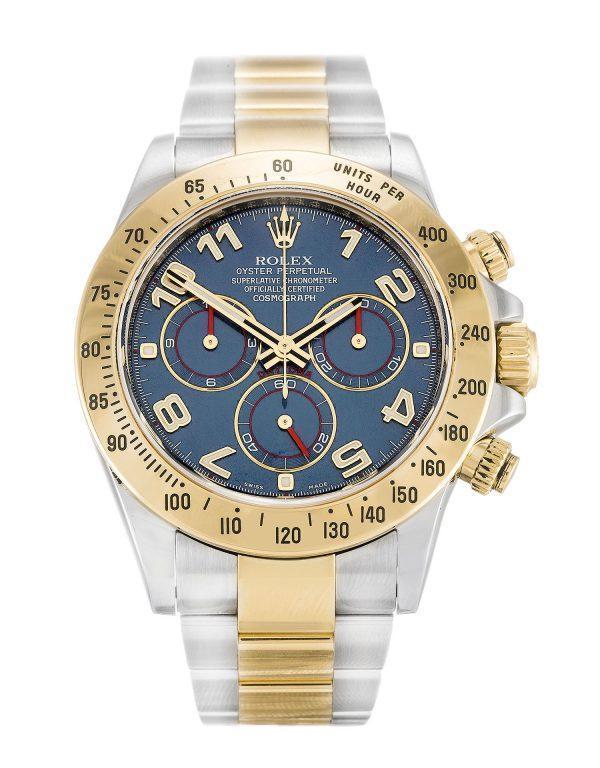 Rolex Daytona Two Tone Blue Dial Replica 1 Rolex Daytona Two Tone Blue Dial Replica
