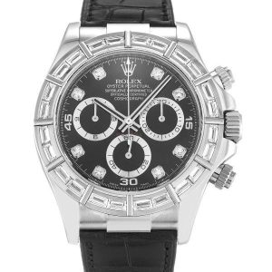 Rolex Daytona Diamond Leather Strap Replica