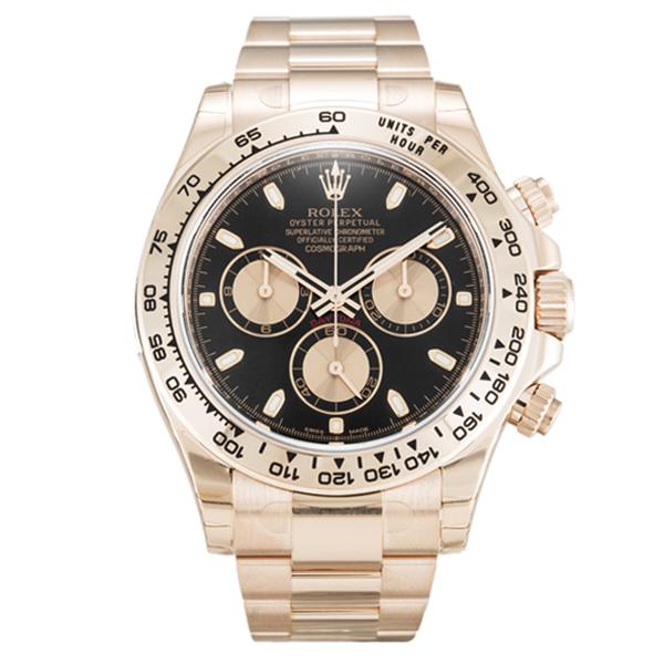 Rolex Daytona Black Dial Rose Gold Replica 1 Rolex Daytona Black Dial Rose Gold Replica