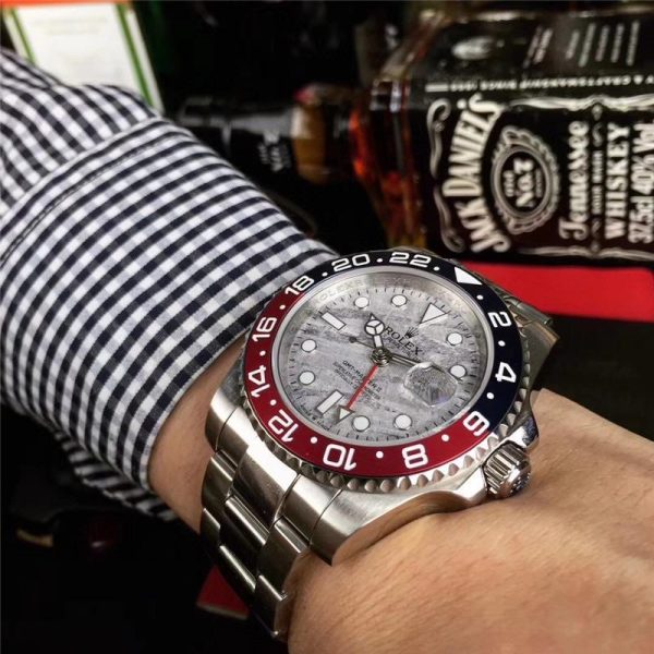 Rolex Gmt Master 2 Esfera De Meteorito Réplica