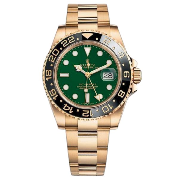 Rolex Gmt Master 2 Oro - Esfera Verde Clon Suizo