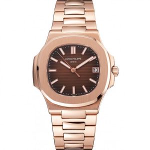 Super Clone Replica Patek Philippe Nautilus - Rose Gold