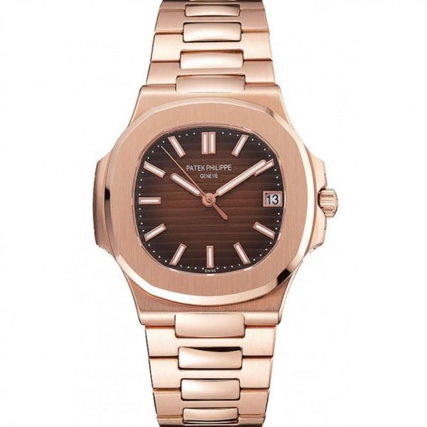 Super Clone Replica Patek Philippe Nautilus - Rose Gold