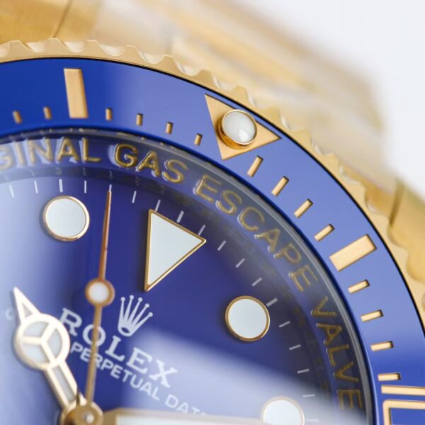 2024 Réplica Rolex Deepsea Oro Amarillo Con Esfera Azul 29 Replica Rolex Deepsea Yellow Gold With Blue Dial 2024