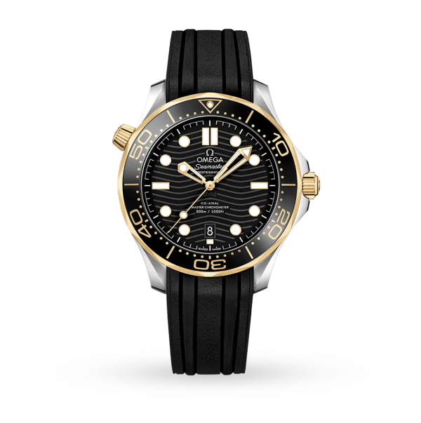 Réplica Omega Seamaster Diver 300 Coaxial Oro Negro 1 Réplica Omega Seamaster Diver 300 Coaxial Oro Negro