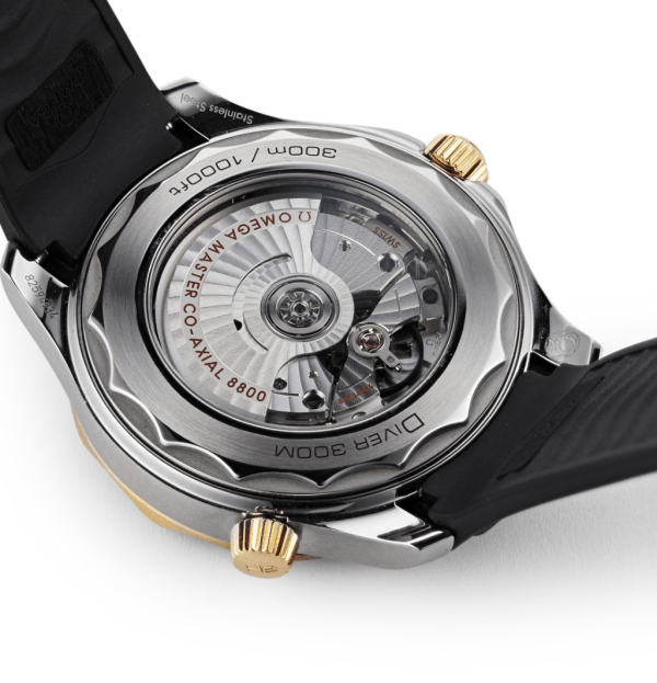 Replica Omega Seamaster Diver 300 Co-Axial Black Gold