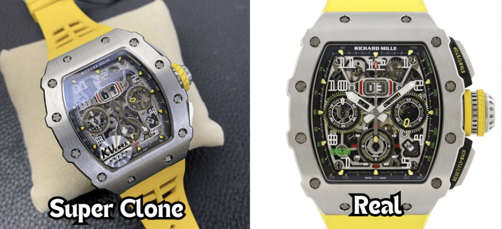 Richard Mille Super Clone Watches Vs Real Richard Mille Watches 1 Screenshot 2024 06 26 At 12.58.41 Am
