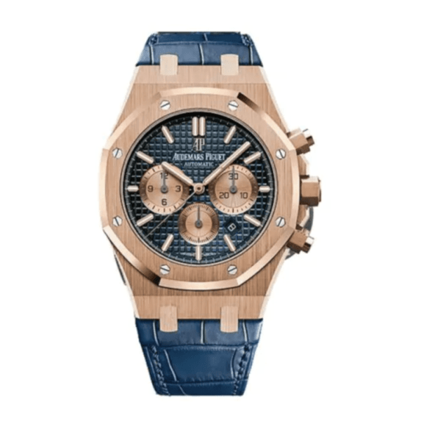 Replica Audemars Piguet Royal Oak Chronograph 41 Mm, Blue 5 Replica Audemars Piguet Royal Oak Chronograph 41 Mm, Blue