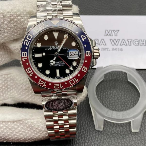 Swiss Clone Replica Rolex Gmt Master Pepsi Jubilee 44 Super Clone Replica Rolex Gmt Master Pepsi Jubilee