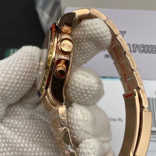 Super Clone Rainbow Rolex Daytona - Everose 5 Super Clone Rainbow Rolex Daytona